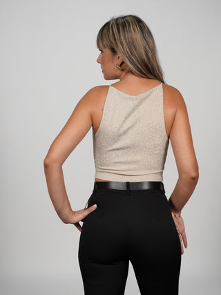 *Top dorado "CAPRI" - StilediBella