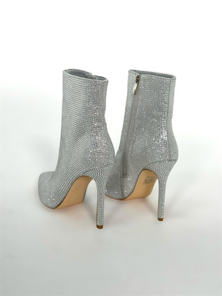 Botines plateados brillantes - StilediBella
