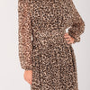 Vestido gasa animal print