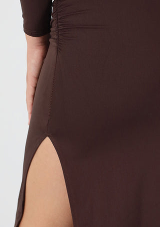 Vestido midi tactel cut out cintura "LAS VEGAS" - StilediBella