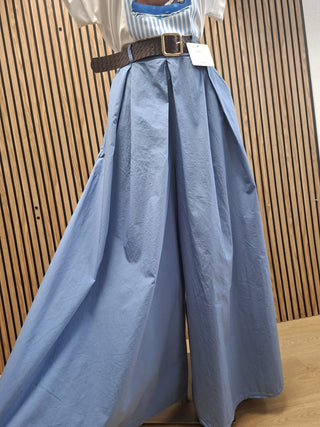 Pantalones palazzo azul claro - StilediBella