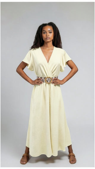 VESTIDO beige