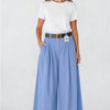 Pantalones palazzo azul claro