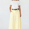 Pantalones palazzo amarillo