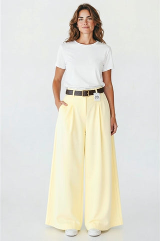 Pantalones palazzo amarillo - StilediBella