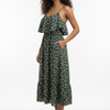 VESTIDO LUNARES VERDE