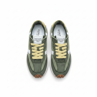 Zapatillas running retro Corina verde - StilediBella