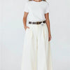 Pantalones palazzo blanco