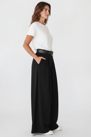 Pantalones palazzo negro - StilediBella